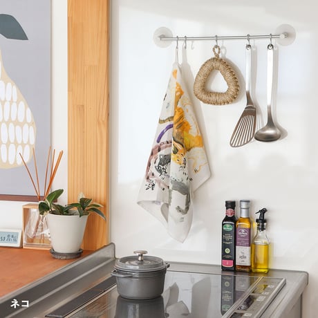 kitchen towel by Atelier KOTETSU / 壁面タペストリー / キッチンタオル / コットン65% , リネン35%