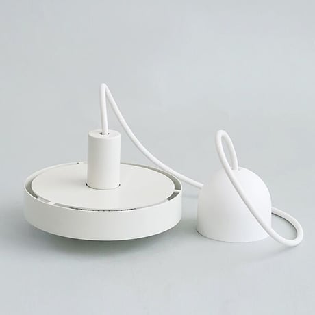 KT PUNCHING PENDANT LIGHT / ペンダントライトセット / punching light  Flat 60 / E17 LED / WHITE , GRAY