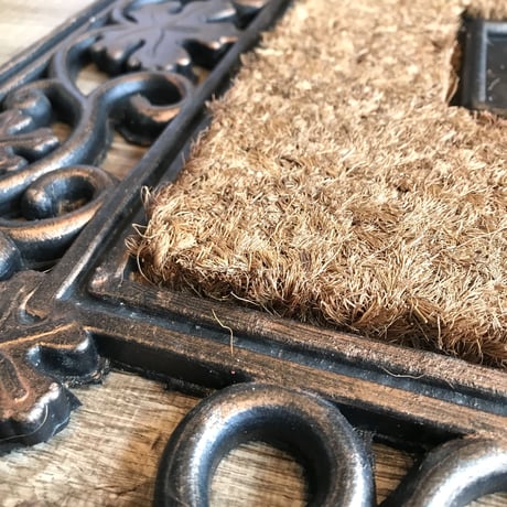 FRAME / 玄関マット / 屋外用 ドアマット / スクエア /Rubber & Coir  / サイズ 45×75cm