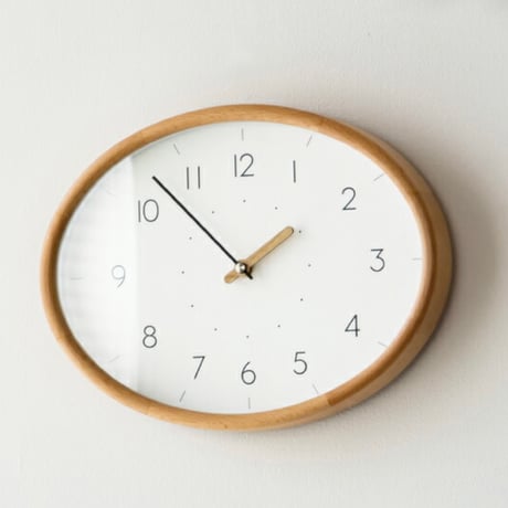 sweepmovement clock puinen / 暮らしに寄り添うナチュラルモダンなデザインの掛け時計 / 壁掛け時計