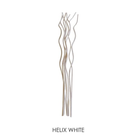 HELIX WHITE  / ディフューザーを個性的に彩るリードスティック / REED HELIX STICK