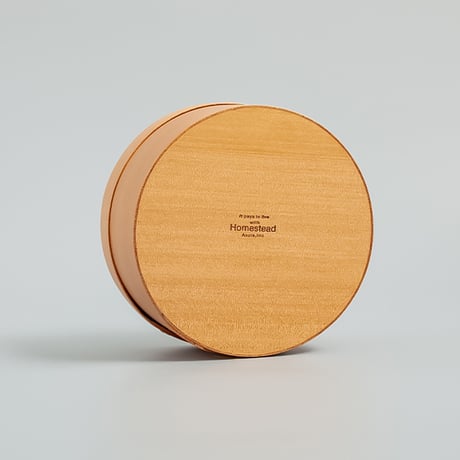 SHAKER ROUND  BOX SS ,  S , M / シェーカーハンドルボックス / ライトブラウンシリーズ