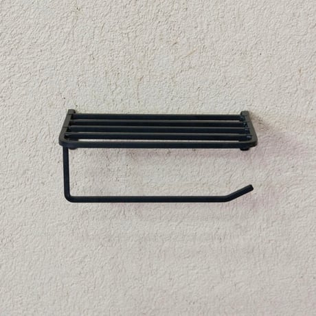 IRON toilet PAPER HOLDER / マットな質感のアイアントイレットペーパー / ペーパーホルダー WHITE , BLACK