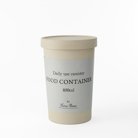 CANISTER 02 / セット / アイスクリームカップを連想させるエコなキャニスター / IVORY , GRAY