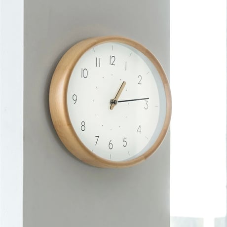 sweepmovement clock puinen / 暮らしに寄り添うナチュラルモダンなデザインの掛け時計 / 壁掛け時計