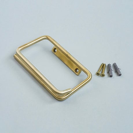KT brass paper holder / 他にはない個性的なデザインの トイレットペーパーホルダー / シングル , ダブル