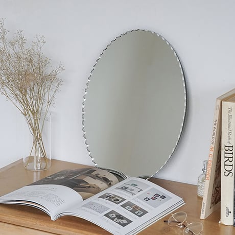 AXCIS OVAL MIRROR / エッジングミラー / サイズ : w300×d15×h420mm