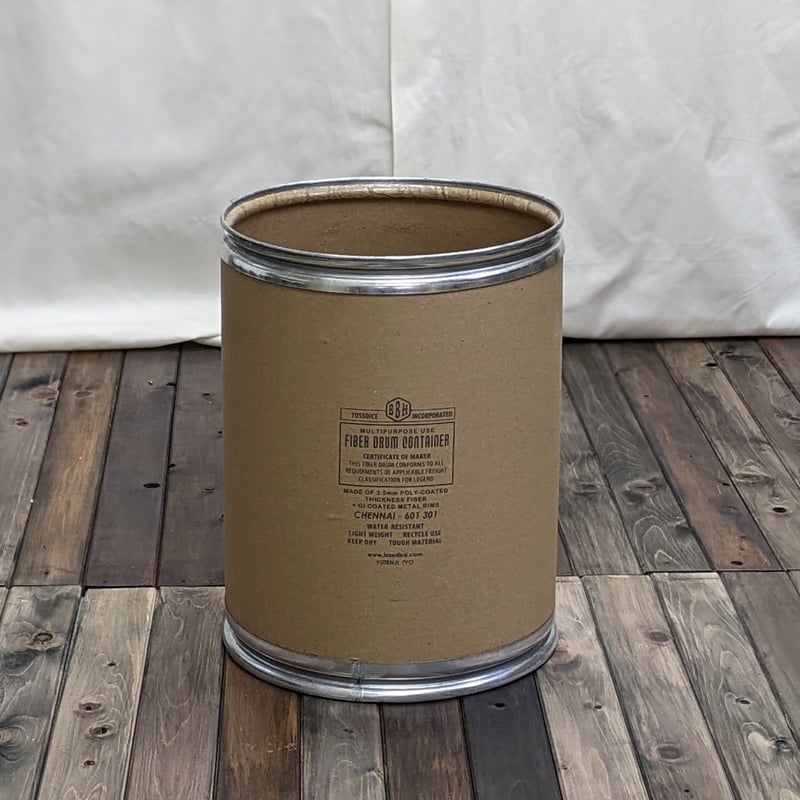 FIBER DRUM 3セット / S , M , L / ドラム型 収納ボックス / ダス FIBER DRUM 3セット / S , M , L / ドラム型 収納ボックス / ダス
