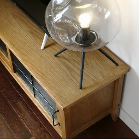OAK WOOD TV  BOARD  / W1050xD360xH400mm  / ローボード / テレビラック / ビンテージスタイル / Rasic