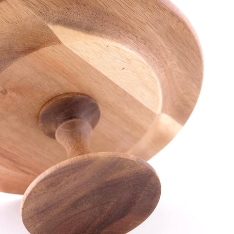 WOOD CAKE STAND / ケーキも小物もおしゃれに演出 アカシアウッドのコンポート