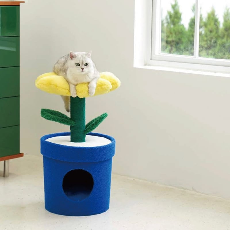 POT PET HOUSE / ZEZE 幻想的な鉢植えデザインのペットハウス / YELLO