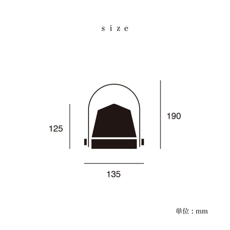 Caravan - LED lantern 2 / 安定した使いやすさの充電式のLEDランタン / キャラバンLEDランタン2 / 光沢 , マット / ARTWORK STUDIO