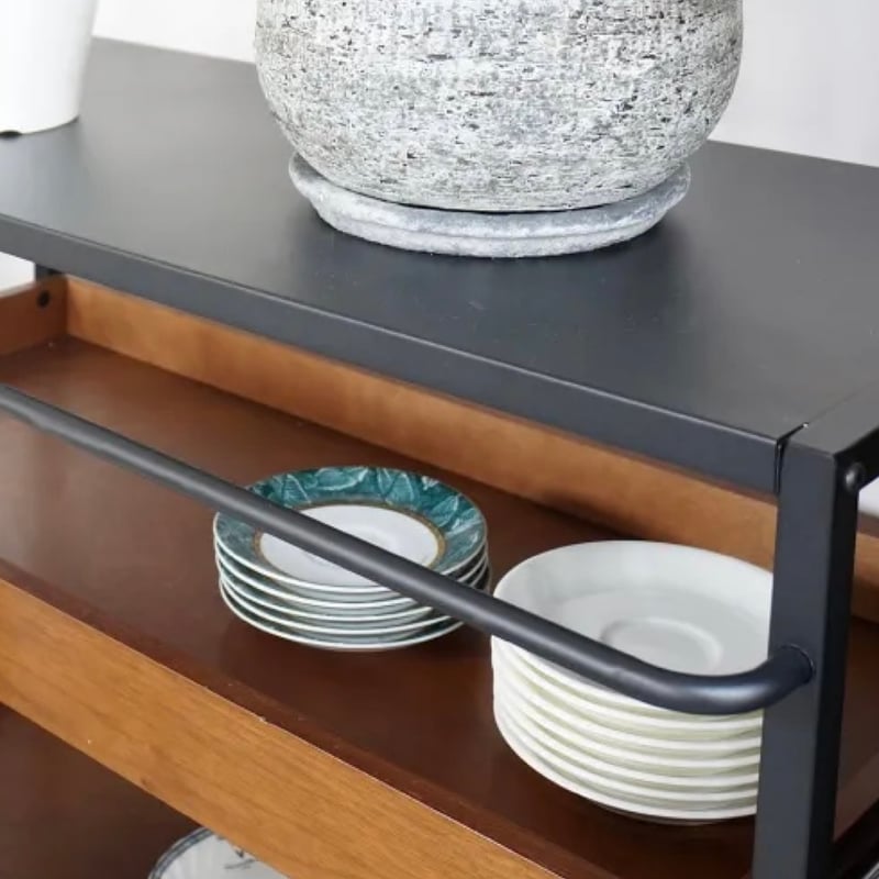 walnut × steel WAGON SHELF / 収納ワゴン / ラック / キッチ