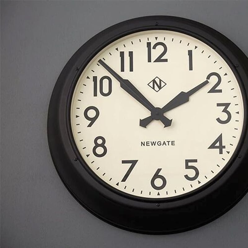 NEWGATE 50's electric wall clock / WHITE / φ37 NEWGATE 50's electric wall clock / WHITE / φ37