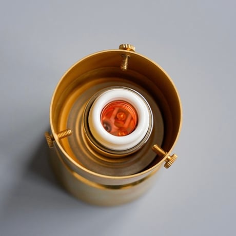 BRASS CEILING LIGHT  E17 / シンプルで美しい真鍮ボディのシェードの取り付けできるシーリングライト