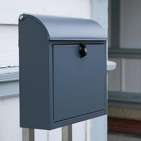 STAINLESS POST STAND / 錆びにくいステンレス素材のポストスタンド / シンプルエントランス