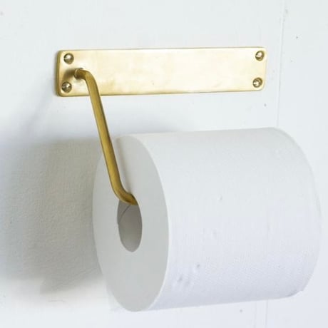AXCIS Brass Paper Holder  / シングル , ダブル / シンプルが美しい真鍮のペーパーホルダー / トイレットペーパーホルダー