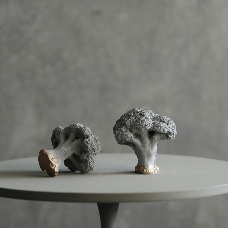 コンクリート フルーツのアートオヴジェ / ペーパーウエイト / Steven