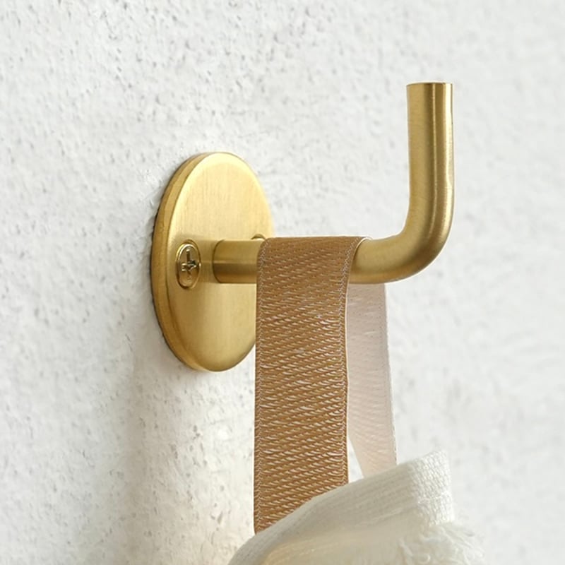 Brass Wall Hook Round / ブラス（真鍮）ラウンドフック / 2個セット