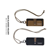 TAPE SUN GLASSES HOLDER / WOLF BROWN , BLACK / サングラスケース / 眼鏡ケース
