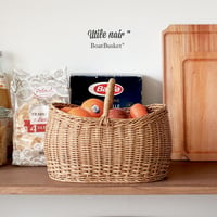 BOAT BASKET / 日用品や化粧品 趣味の物の収納まで 暮らしの色々なシーンで活躍 / UTILE NAIR / ボートバスケット / Sサイズ / Lサイズ / ハイタイプ
