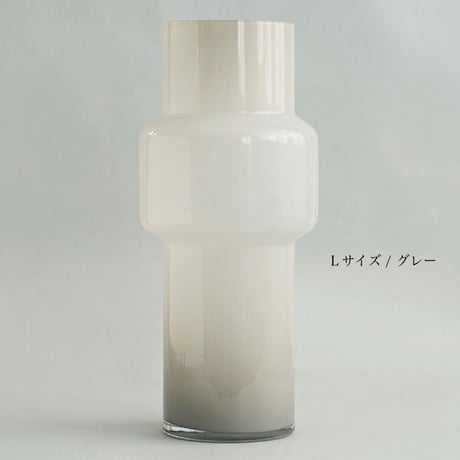 ミルキーガラスベース / CREAM , GRAY / M , Lサイズ / 北欧インテリア / 北欧ヴィンテージ / AXCIS
