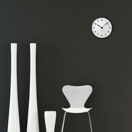 ARNE JACOBSEN / DENMARK 掛け時計 Wall Clock / Station 210mm   43633