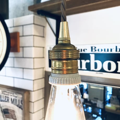 BRASS PENDANT LIGHT 01 / 真鍮ペンダント 灯具 / 電球選択 / E26 / CODE 100cm