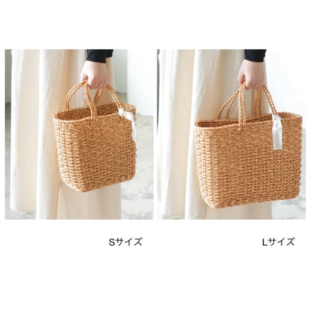 RECT TOTE BAG / 可愛らしさと使いやすさを兼ね備えたデイリーに活躍するトートバッグ / Sサイズ Lサイズ