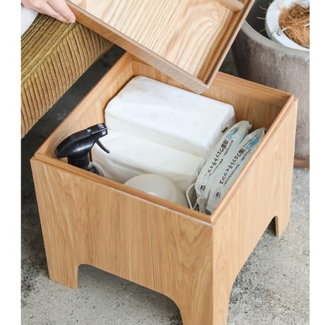 WOOD LOW SIDE TABLE / LUXE 上質な木目と温もりある質感が魅力のローサイドテーブル / natural , brown