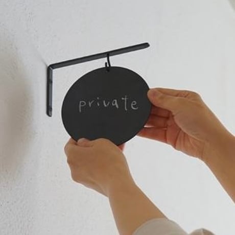 WALL SIGN PLATE / IRON ROUND SIGN / サインプレート / アイアン / サイズ : W145×D15×H140mm
