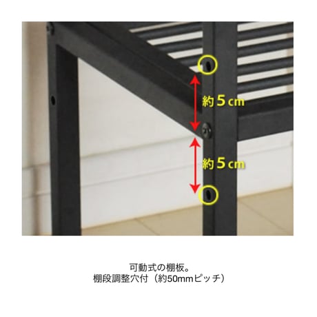 IRON × PINE WOOD SIDE TABLE / ラフな質感 天然木の味わいがあるサイドテーブル / アイアン家具