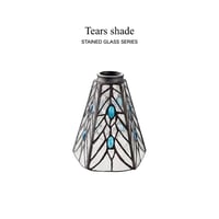Tears shade / STAINED GLASS SERIES / ティアーズシェード / ガラスシェードのみ / ARTWORKSTUDIO AW-0063