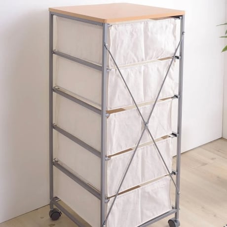 NATURAL CANVAS chest" 04 / 05 ナチュラルな雰囲気がお部屋に馴染むキャンバス引き出し