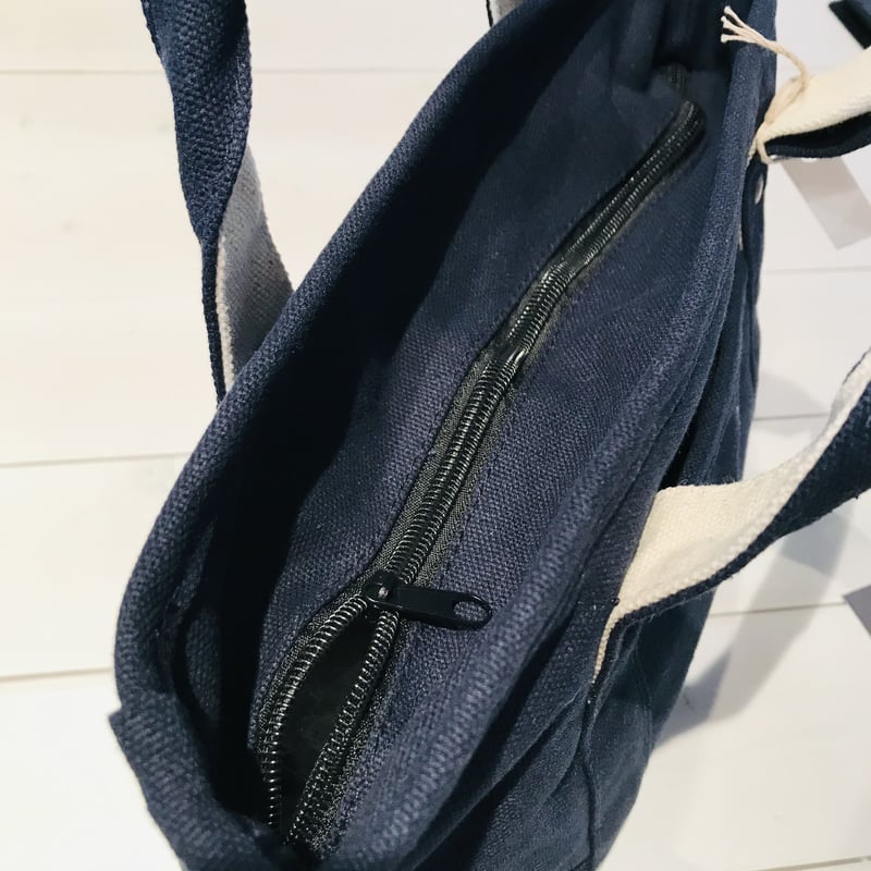 キャンバス トートバッグ / ネイビー CANVAS TOTE BAG［NV