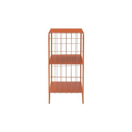 WIRE DESIGN shelf / BEIGE , ORANGE , BLUE / シンプルなフォルムと開放感のあるアクセントシェルフ