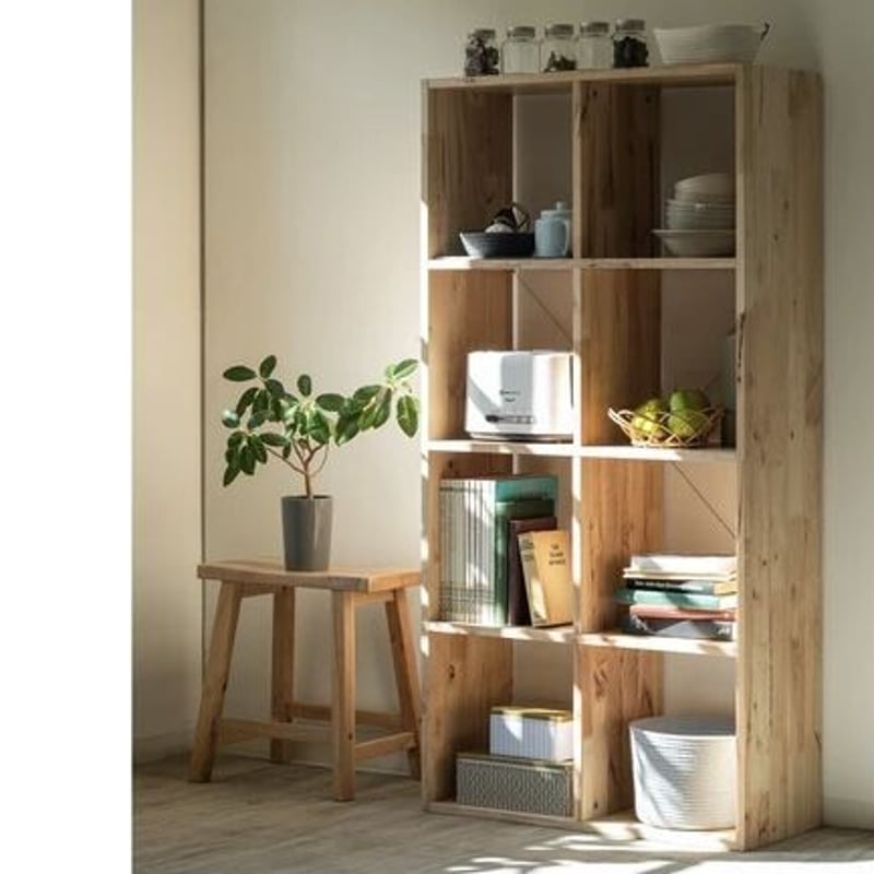 NATURAL WOOD SHELF 2×4 / オープンシェルフ / ディスプレイラック /