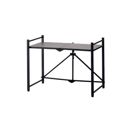 FOLDING kitchen" RACK / white , black / キッチンラック / レンジラック