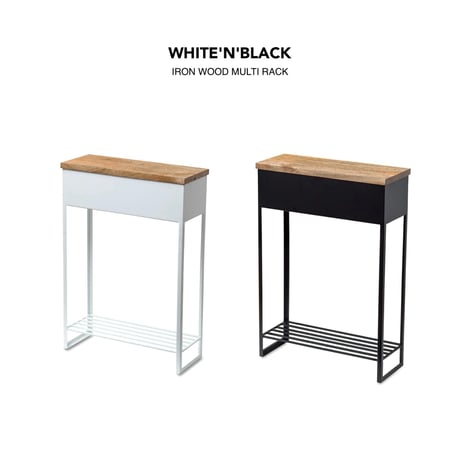 MULTI STAND RACK / WHITE , BLACK / トイレ・リビング・玄関などで マルチにお使い頂ける収納ラック