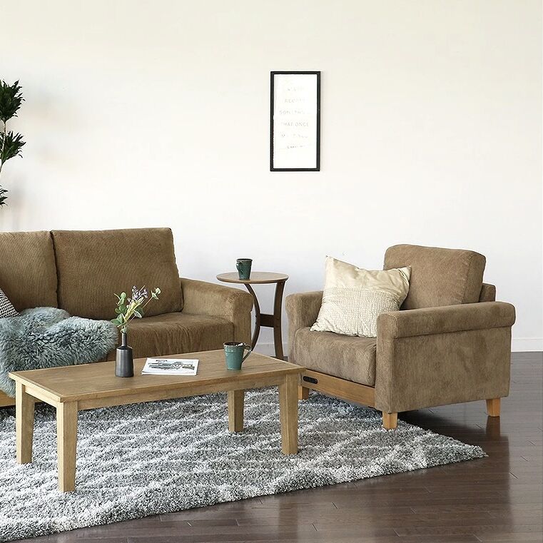 SOFA / 1P Sofa / BROWN / コーディロイソファ / W840×D79 SOFA / 1P Sofa / BROWN / コーディロイソファ / W840×D79