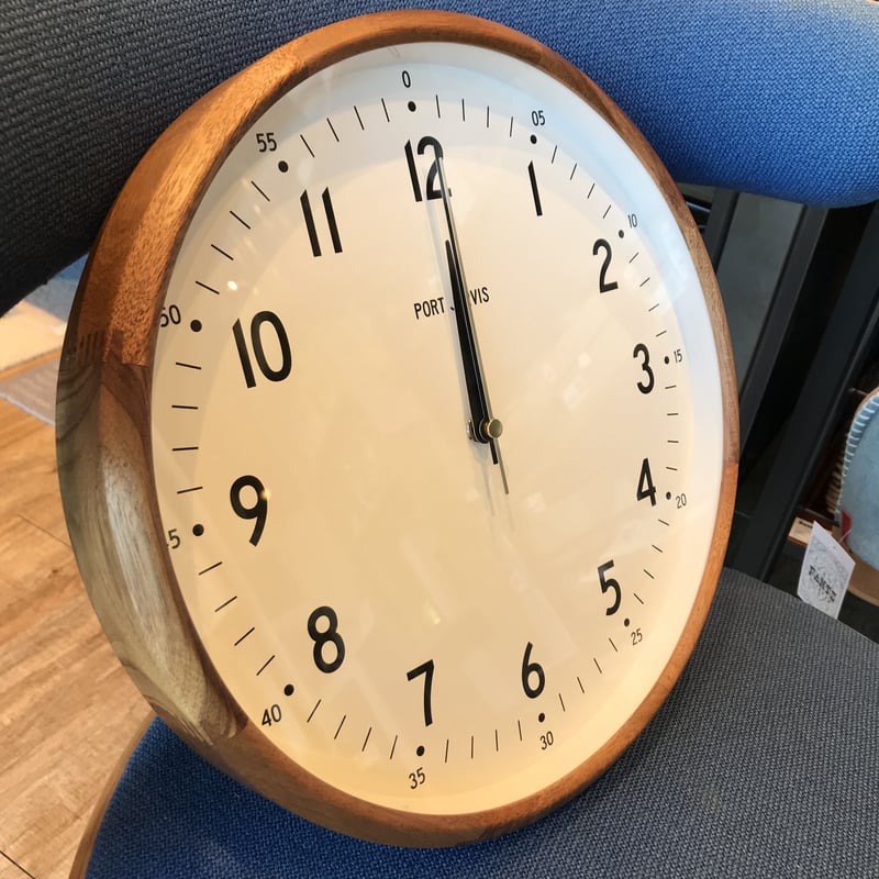 WOOD CLOCK 掛け時計 / 電波時計 / GERMAN / φ300xD55mm /