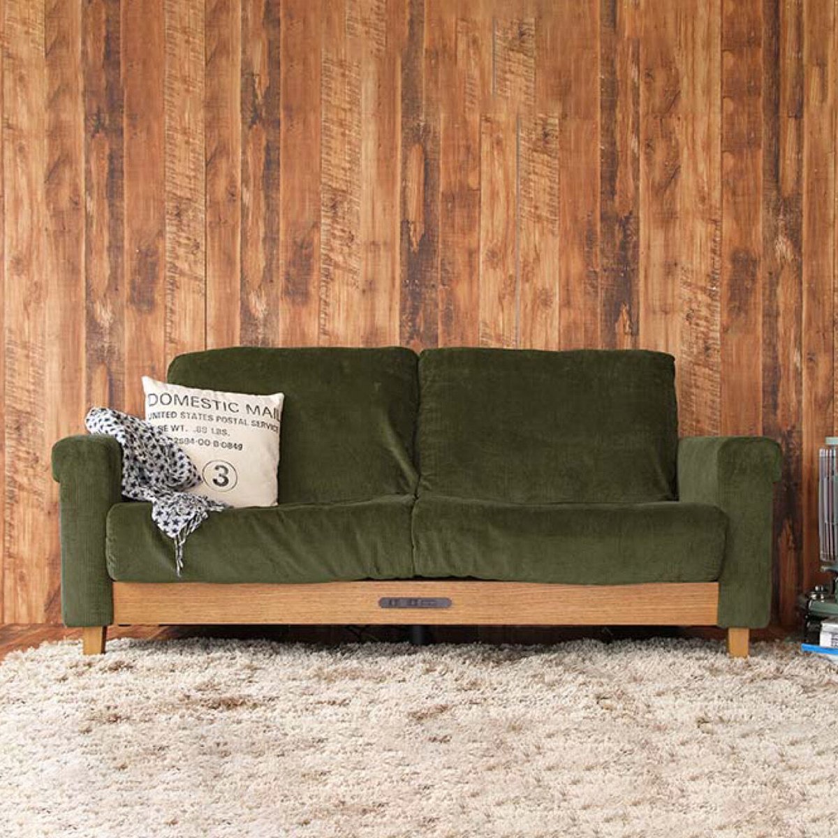 現地引き取り限定 Rasic LP Sofa KH (ブラウン) 現地引き取り