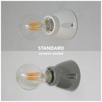 Ceramic Socket standard / white , gray / AXCIS / E26 / 電球なし / セラミックソケット スタンダード
