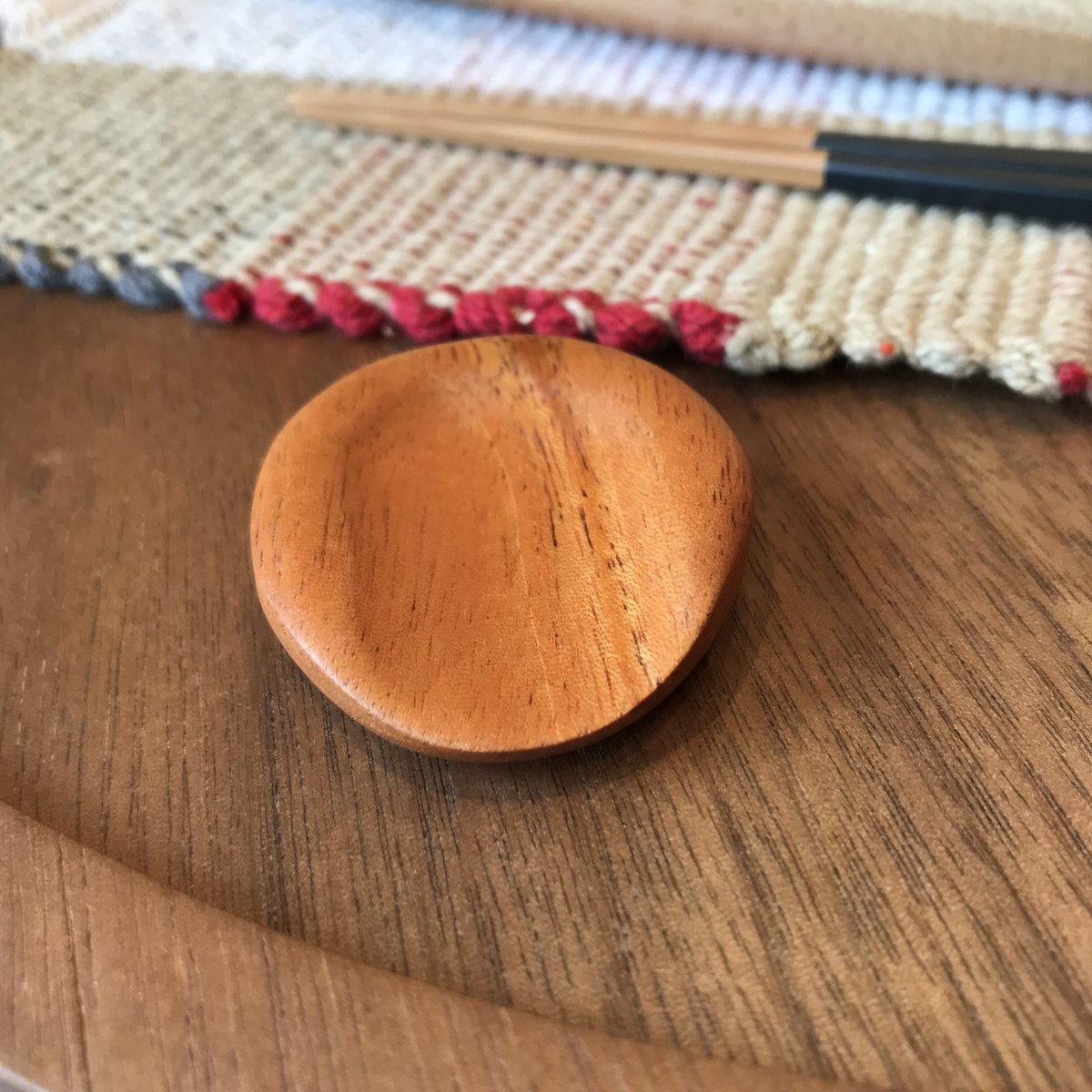 Mahoganyのはしおき NEIN MARKE / ナインマーケ / 天然木 マホガニー材