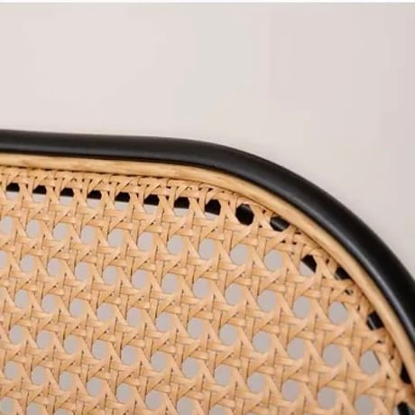 RATTAN NATURAL STEEL fabric chair / BEIGE , GRAY / ダイニングチェア / ナチュラル / シンプルモダン