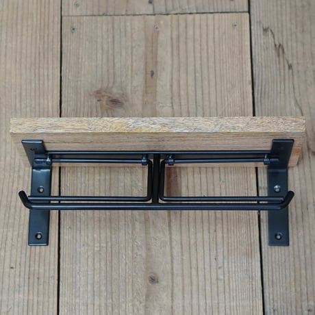 TOILET PAPER HOLDER W / WHITE , GRAY , BLACK , ANTIQUE GOLD / トイレットペーパーホルダー