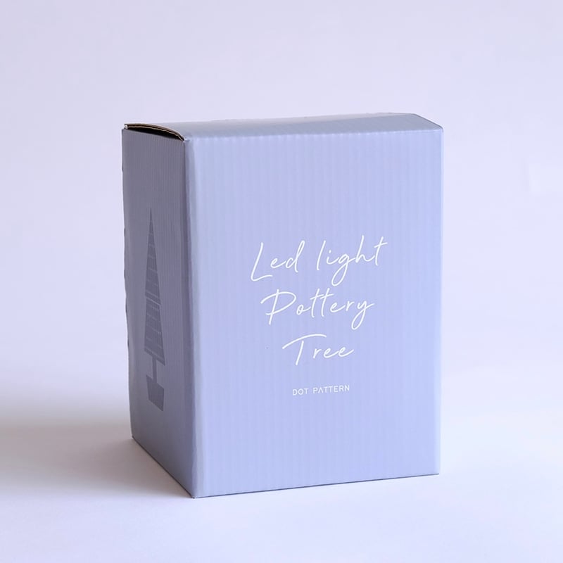 POTTERY TREE / 真っ白な陶器と木のLEDライト / テーブルランプ POTTERY TREE / 真っ白な陶器と木のLEDライト / テーブルランプ