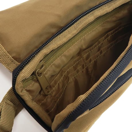 SLING WALLET POUCH / スリングウォレットポーチ /  ウォレット / 財布 カード収納 / コヨーテベージュ , ブラック / ショルダーバッグ  ポーチ