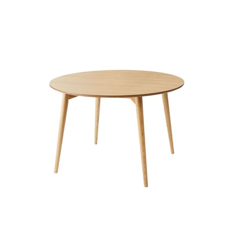 ROUND DINING TABLE 110 / 北欧風デザインのナチュラルな円形テーブル / 4人用 テーブル