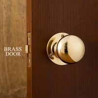 BRASS DOOR  / ドアノブ ブラス / 重厚な無垢の真鍮ドアノブ / ドアハンドル